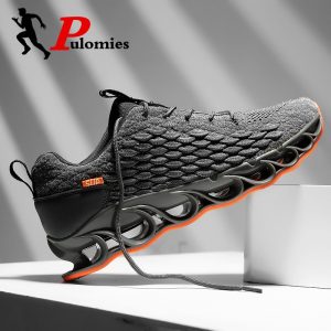 PULOMIES Men Shoes Springblade Running Sports Shoes Scale Sneakers Men Chunky Platform Sneakers Men Casual Shoes 39 Sneakers 46 discountshub