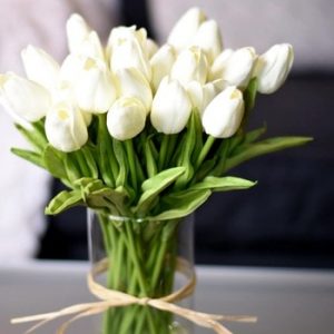 10PCS Tulip Artificial Flower Real Touch Artificial Bouquet Fake Flower for Wedding Decoration Flowers Home Garen Decor discountshub
