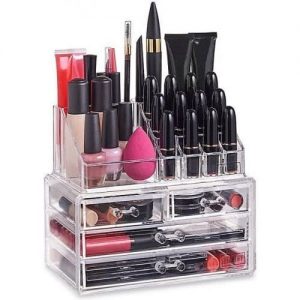 4 Drawers Cosmetic Storage Box discountshub