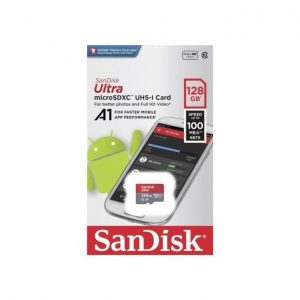 SanDisk Memory Cards, 128GB 100MB/s Ultra A1 Micro SD discountshub