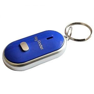Plapie Whistle Key Finder With Light & Alarm - Blue - 5 Pieces discountshub