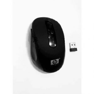 HP Usb Optical Wireless Mouse + Free Battery Black discountshub
