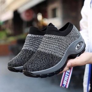Women Socks Sneaker - Grey discountshub