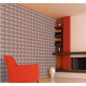 Luxury Monochrome Design Wallpaper - Black/red discountshub