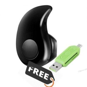 Wireless Smart Bluetooth Earpiece + FREE OTG Card Reader discountshub