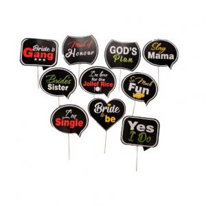 Bridal Shower Party Props- 10pcs discountshub