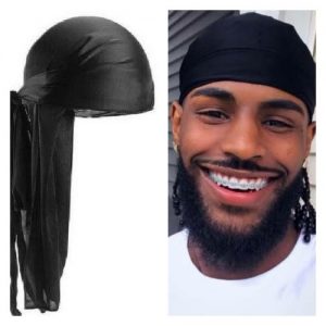 Adex Silk Durag - Black discountshub