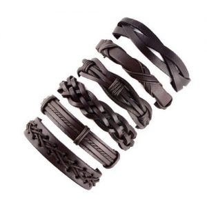 Fashion Classy Wrist Band Bracelet-brown discountshub