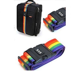 Luggage Strap Safety Lock Belt With Coded Lock discountshub