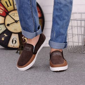 Fashion By LV Men Suede Loafers discountshub