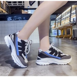 Ladies Casual Sneakers-Grey discountshub
