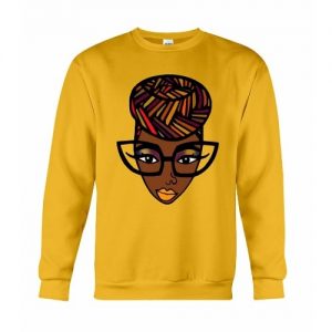 African Nerd Sweatshirt - Yellow discountshub