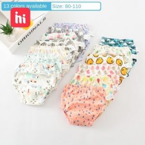 Baby Cotton Training Pants Panties Baby Diapers Reusable Cloth Diaper Nappies Washable Infants Children Underwear Nappy Changing discountshub