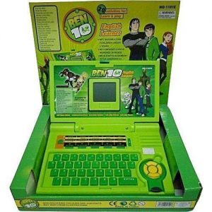 Ben 10 Children English Learner Educational Laptop With Activities For Learn And Play With Mouse Control & LCD discountshub