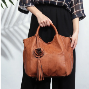 Brenice National Style Retro Floral Crossbody Bag Handbag For Women discountshub
