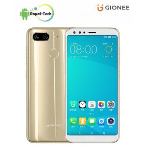 Gionee S11 Lite 5.7-Inch HD (4GB,64GB ROM) Android 7.1 (13MP + 2MP) + 16MP Dual SIM 4G LTE Fingerprint ID Smartphone - Gold discountshub