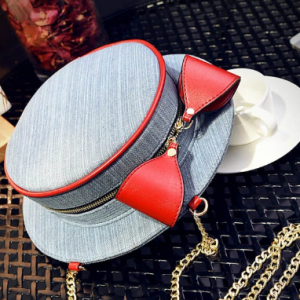 Girl Sweet Cute Round Shopping Crossbody Bag Hat Pattern Shoulder Bag discountshub