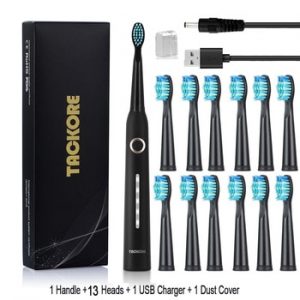 Sonic Electric Toothbrush USB Rechargeable 5 Modes Smart Ultrasonic Toothbrushes Travel Oral Care Brush Teeth Heads discountshub