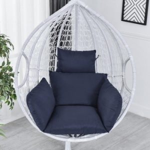 Hanging Hammock Chair Swinging Garden Outdoor Soft Seat Cushion Seat 220KG Dormitory Bedroom Hanging Chair Back with Pillow 40a discountshub