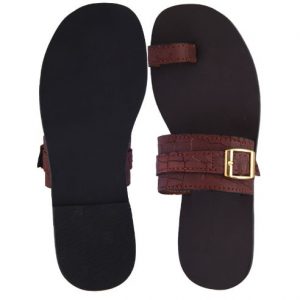 Hem&Omakie Snake Skin Slippers With Buckle discountshub