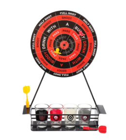 KCASA BT-500 Creative Mini Magnet Darts Toy Shot Set Party Entertainment Drinking Game with Glass Cu discountshub