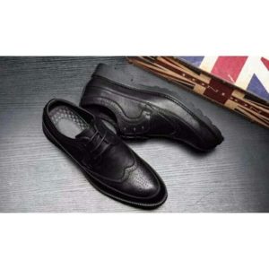 Leather Brogues - Black discountshub