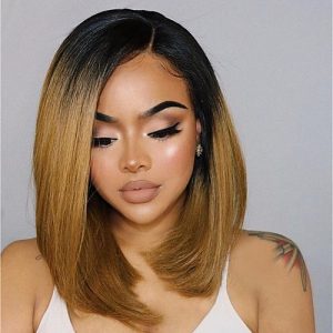 Lustrous OMBRE Bob Wig discountshub