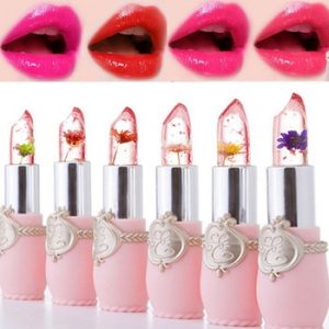 Moisturizer Lip Gloss Transparent Jelly Flower Lipstick Temperature Color Change Waterproof Makeup Lip balm Cosmetic Makeup Tool discountshub