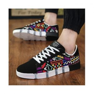 Multicolor Fabric-Style Sneakers discountshub