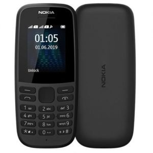Nokia 105,(2019)4th Edition Dual Sim, 1.77 Display, Led Torch, Radio Black discountshub