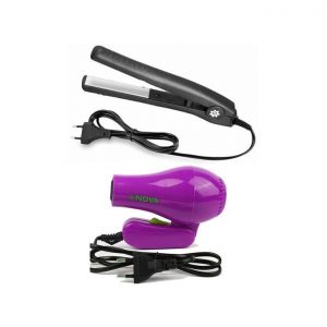 Nova Foldable Hair Dryer & Universal Hair Curler/Straightener discountshub