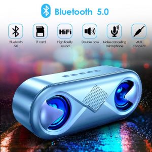 S6 Audio Music Rhythm Lights Bass Wireless Bluetooth Speaker discountshub