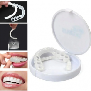 Silicone Natural False Tooth Kit Upper Teeth Lower Teeth Artificial Teeth discountshub