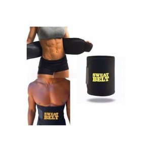 Sweat Belt Waist Trainer Slimming Tummy Sweat Belt - (Men And Women Big Belly Fat Removal - Burn Belly Fat Fast) discountshub