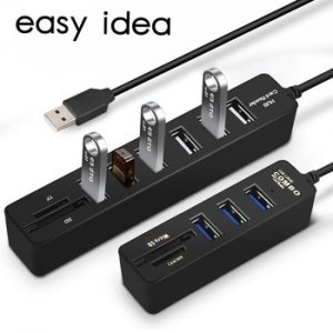 USB Hub 3.0 Multi USB 3.0 Hub USB Splitter High Speed 3 6 Ports 2.0 Hab TF SD Card Reader All In One For PC Computer Accessories discountshub