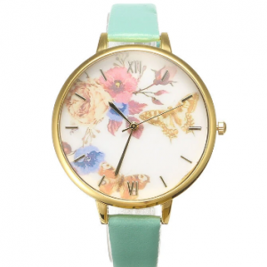 Women's Trendy Watch Flower Butterfly Leather Watch discountshub