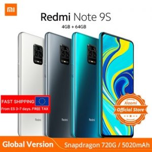 Xiaomi Redmi Note 9S Note 9 S 4GB 64GB Global Version smartphone Snapdragon 720G mobile phone Octa core 5020mAh 48MP Quad Camera discountshub