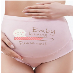 Maternity Adjustable Cotton High Waist Care Abdomen Cartoon Panties discountshub