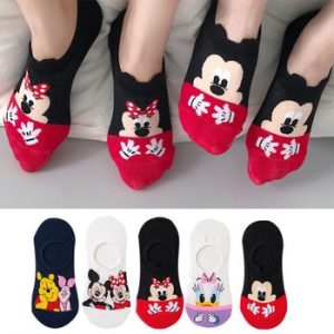 5 Pairs/Lot summer Casual Cute women Socks animal Cartoon Mouse Duck socks Cotton invisible funny socks size 35-41Dropshipping discountshub