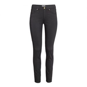 H & M Womens Superstretch Trousers - Black discountshub