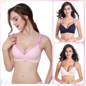 3PC/lot Maternity Nursing Bras Cotton Breastfeeding Pregnant Women Pregnancy Underwear Breast Feeding Bra Clothing discountshub