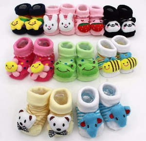 6 Pairs Baby Booties Shoe Socks discountshub