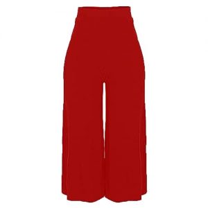 DMG Madison 3/4 Palazzo Pants - Red discountshub