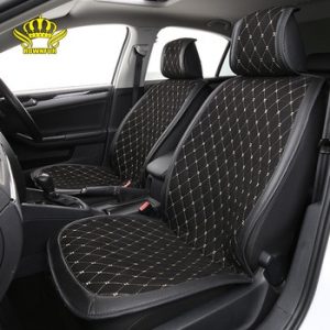 Artificial suede universal car seat cushion black 1Set luxury Cape 5 seats fit for Kia Hyundai BMW Lada car seat cover shawl discountshub