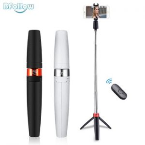 BFOLLOW 3 in 1 Wireless Bluetooth Selfie Stick for iPhone Xiaomi with Tripod Foldable Bracket Handheld Monopod Youtobe Tiktok discountshub