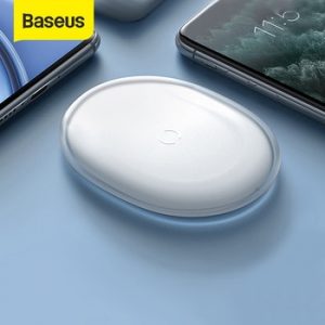 Baseus Jelly Wireless Charger 15W Fast Qi Wireless Charger For iPhone Airpods Pro Quick Wireless Fast Charging Pad Phone Charger discountshub