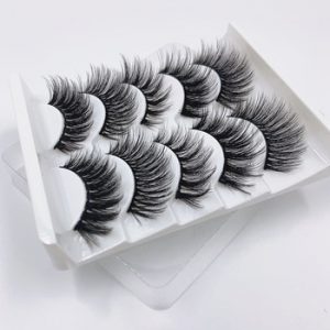Best eyelashes 5 pairs 3d mink lashes, Natural / thick long false eyelashes, eye lash makeup tool lash extension discountshub