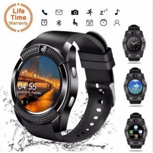Bluetooth Smartwatch Touch Screen Wrist Watch With Camera/SIM Card Slot Waterproof Smart Watch discountshub