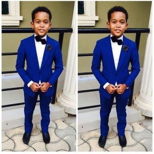 Boy's Suit - Royal Blue (3 Piece) discountshub