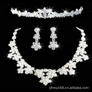 Bride's Water Drills Satge To Go Together With To Decorate Three Set Suits Of The Metal Alloy Necklace Earring Jewelries A Great Deal Of Stock On Hand discountshub